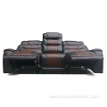 Home Theater Leather Loveseat Reclining Sofa